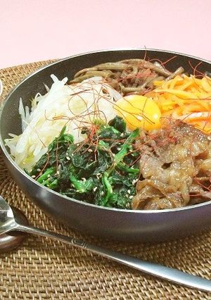 フライパンで作る★味が決め手のビビンバ-レシピのメイン写真