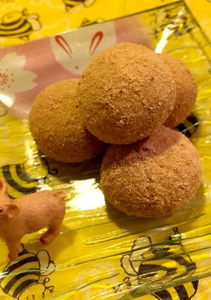 塩キャラメルきなこの胡桃スノーボール！！-レシピのメイン写真