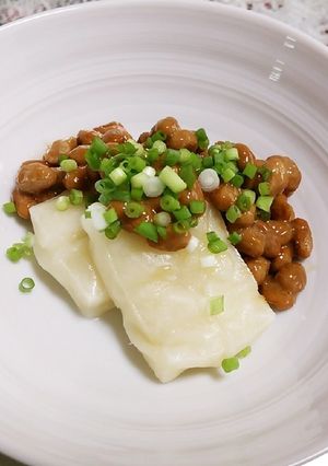 小腹が空いたら！超シンプル納豆もち-レシピのメイン写真