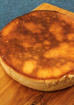 フライパンでベイクドチーズケーキ-レシピのメイン写真
