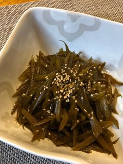 ☆わかめの茎の佃煮♪-レシピのメイン写真