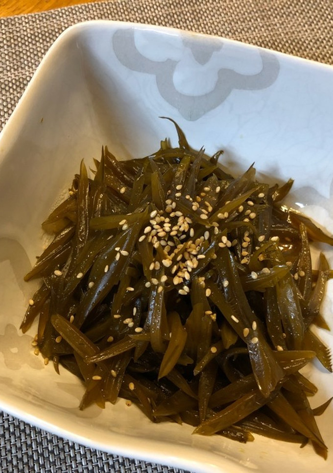 ☆わかめの茎の佃煮♪-レシピのメイン写真