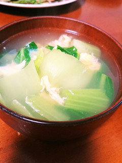 【減量中】簡単チンゲン菜スープ-レシピのメイン写真