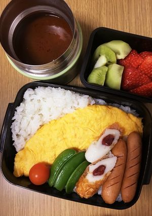 2018／3／8お弁当-レシピのメイン写真