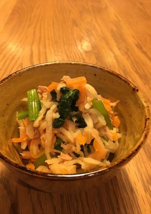 保育園の給食【切干大根の中華和え】-レシピのメイン写真