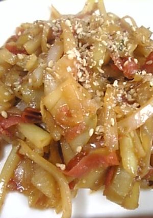 もったいない！大根と人参の皮かわキンピラ-レシピのメイン写真