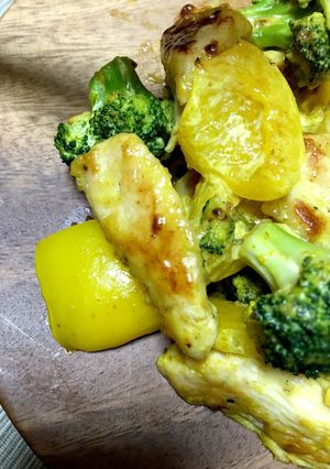 鶏胸肉のマヨカレー炒め-レシピのメイン写真