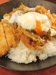 温卵カツ丼-レシピのメイン写真