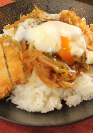 温卵カツ丼-レシピのメイン写真