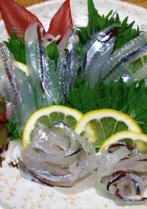 サヨリの刺身-レシピのメイン写真