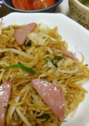 洋風そばめし-レシピのメイン写真