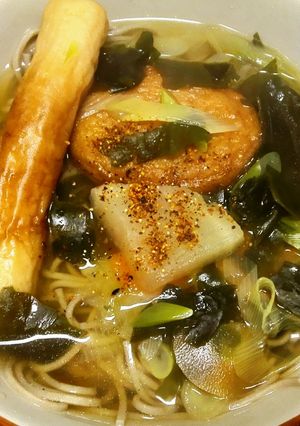 昨夜のおでんで簡単ケンチン風そば-レシピのメイン写真