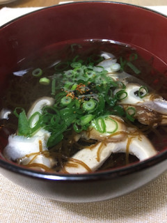 もずくのお吸い物-レシピのメイン写真
