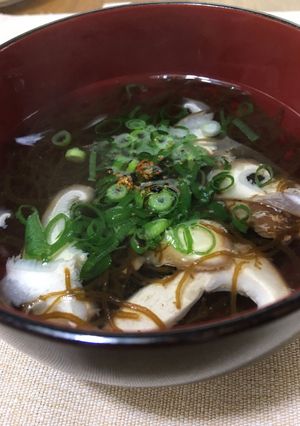 もずくのお吸い物-レシピのメイン写真