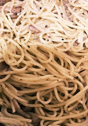 オイルサーディンとしめじのパスタ-レシピのメイン写真