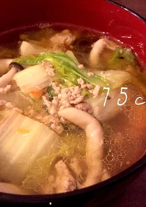 時短！◎具材たっぷり肉野菜スープ◎-レシピのメイン写真