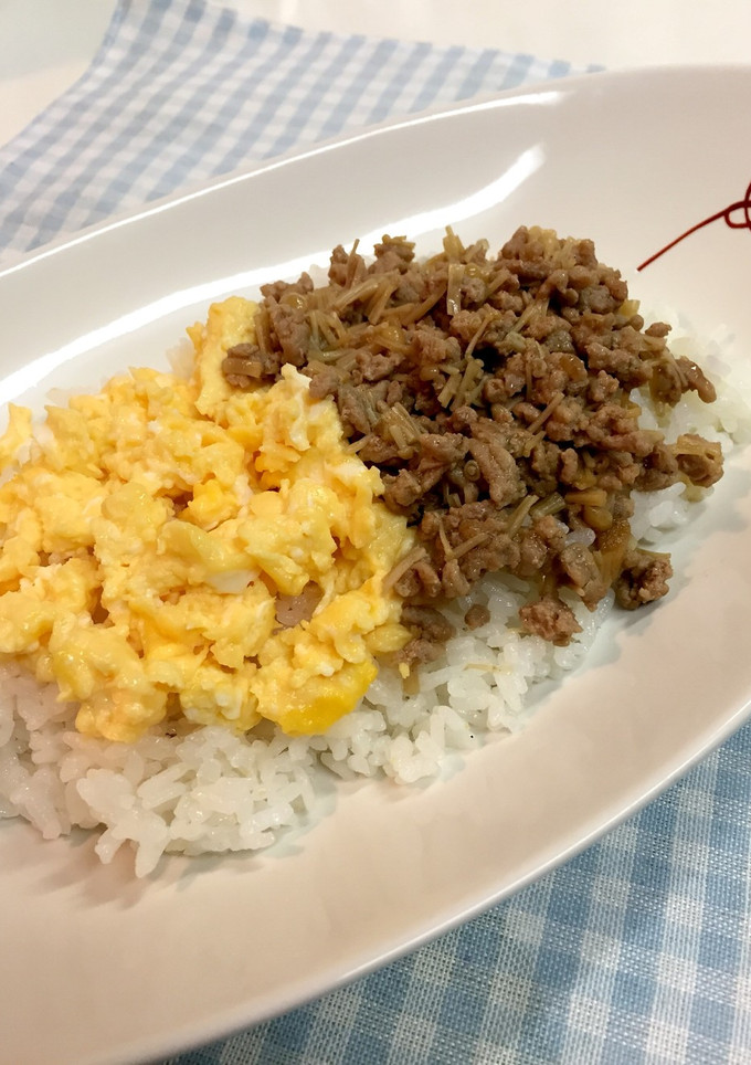 たっぷりそぼろ丼☆えのき入り-レシピのメイン写真