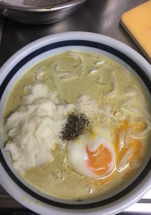 白のポタージュカレーうどん(食戟のソーマ-レシピのメイン写真