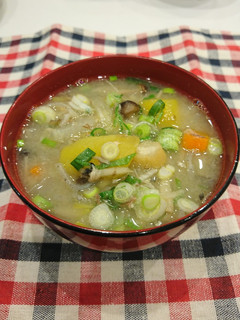 鯖水煮缶 野菜たっぷりの味噌汁-レシピのメイン写真