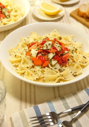簡単★華やかファルファーレのパスタサラダ-レシピのメイン写真
