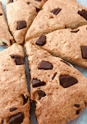 HMで簡単♡全粒粉チョコスコーン-レシピのメイン写真