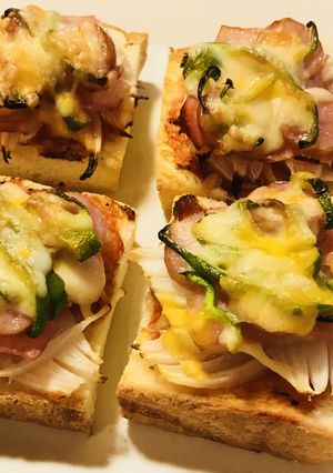 SUNSUNこどもレシピ◎ピザトースト-レシピのメイン写真
