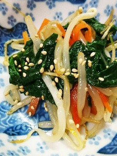 もやしとほうれん草の副菜-レシピのメイン写真