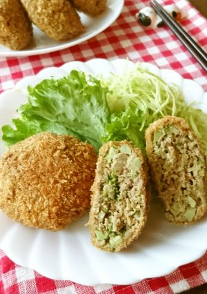 私の自慢！ブロッコリー入り♪メンチカツ-レシピのメイン写真