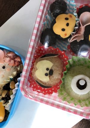 ディズニーツムツム キャラ弁-レシピのメイン写真