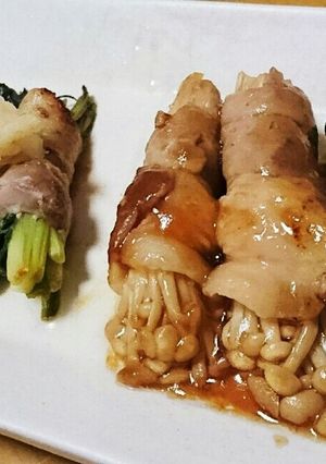 青ねぎとえのきの肉巻き-レシピのメイン写真