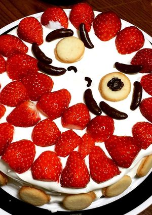 !!必勝!!合格!!お祝いダルマケーキ-レシピのメイン写真