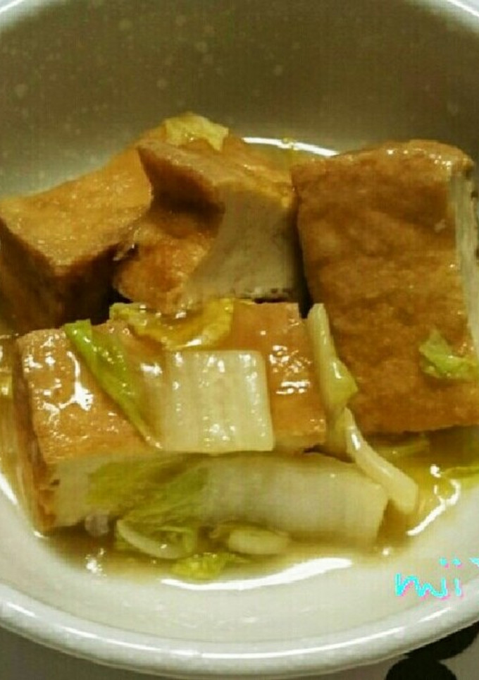 厚揚げと白菜のとろ〜り和風煮-レシピのメイン写真