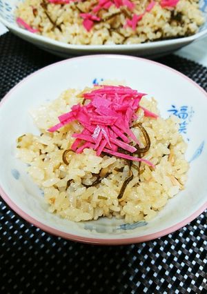 シーチキンと塩昆布の炊き込みご飯-レシピのメイン写真