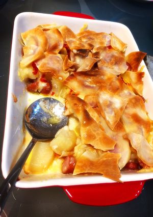 残り餃子皮がパリッとじゃがバター-レシピのメイン写真