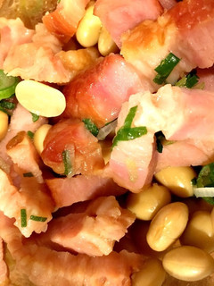 レンジで!ベーコンと大豆の洋風煮-レシピのメイン写真