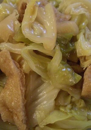 キャベツとおあげのくたくた煮-レシピのメイン写真