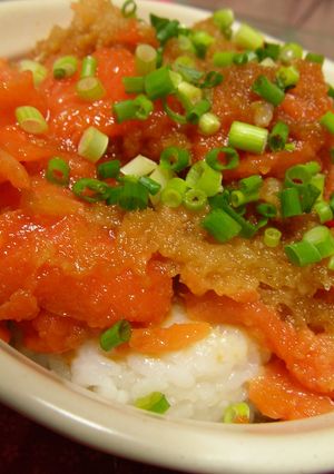 リンゴ酢でおろし海鮮丼-レシピのメイン写真