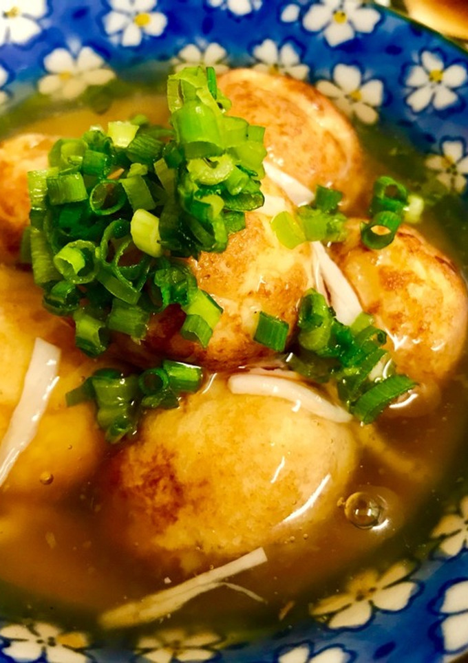 豆腐と米粉で明石焼き風-レシピのメイン写真