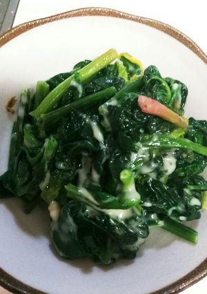 簡単　チーズほうれん草-レシピのメイン写真