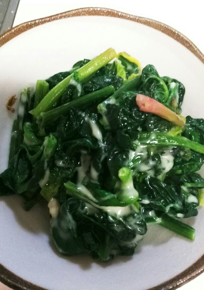 簡単　チーズほうれん草-レシピのメイン写真
