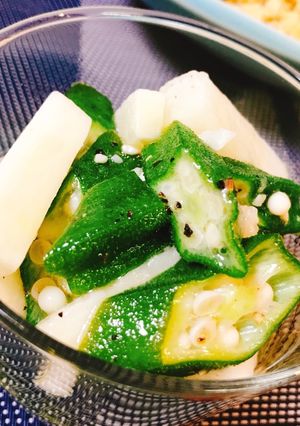 長芋とオクラのイタリアンサラダ-レシピのメイン写真