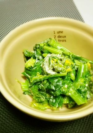 大葉香る✿菜の花の明太マヨ和え-レシピのメイン写真