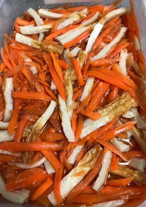 簡単 にんじんと竹輪の甘酢-レシピのメイン写真
