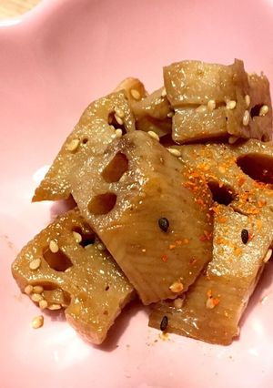 すき焼きの残り汁でレンコンの炒め煮-レシピのメイン写真
