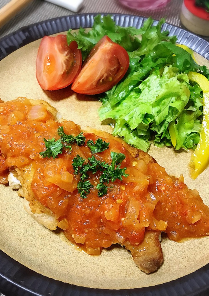 かじきのソテー トマトソース-レシピのメイン写真