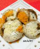 トロっとチーズのせ！椎茸の鰯つみれ詰め！