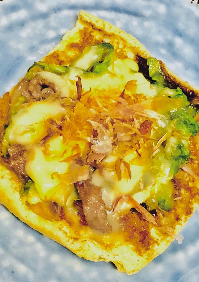 簡単ヘルシー薄揚げ☆で☆お好み焼き-レシピのメイン写真