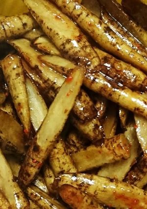 作りおき☆焼肉のたれでごぼうの甘辛炒め-レシピのメイン写真