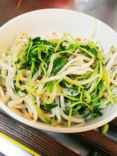 めっちゃ簡単♪節約☆豆苗とモヤシのナムル-レシピのメイン写真