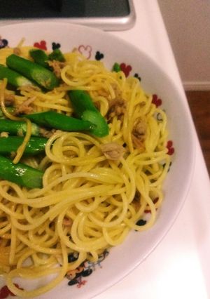 アスパラとツナのパスタ-レシピのメイン写真